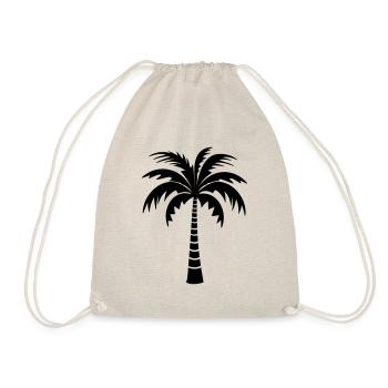 palm tree - Drawstring Bag - nature - Front