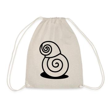 Snail - Drawstring Bag - nature - Front
