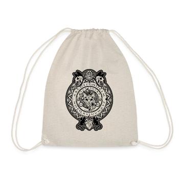 Spirit board sphynx cat Halloween - Drawstring Bag - nature - Front