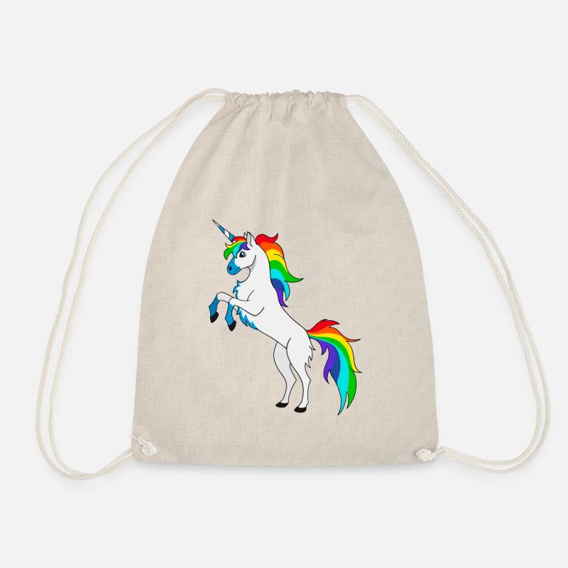 Unicorn - Drawstring Bag - nature