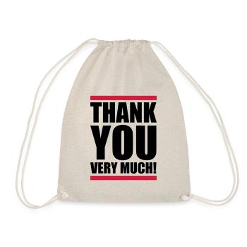 Thank you very much - Sac de sport léger - nature - Devant
