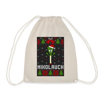 Ugly Christmas Nikolauch - Sac de sport léger - nature - Devant