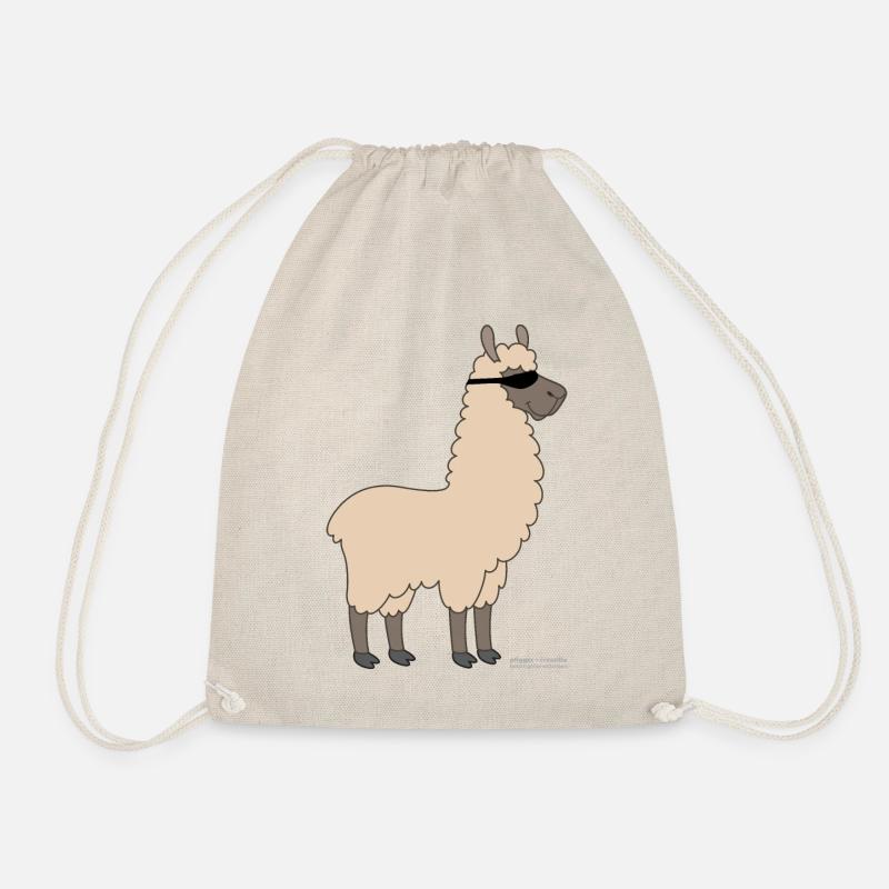 Lama - Turnbeutel - Natur