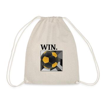 Cool Football Designs Streetwear Training Modern - Drawstring Bag - nature - Front