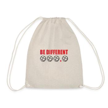 Boccia Balls Boule Joueur Dictons Minimaliste - Sac de sport léger - nature - Devant