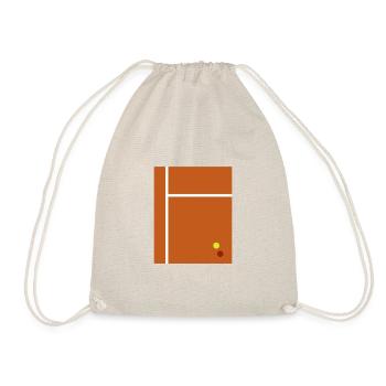 Tennis Illustration 2D Flat Minimalism Design - Sac de sport léger - nature - Devant