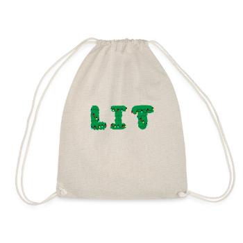 LIT. Advent-Design mit Statement. - Turnbeutel - Natur - Vorne