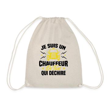 Je Suis Un Chauffeur De Taxi Qui Déchire - Sac de sport léger - nature - Devant