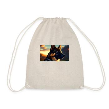 German Shepherd - Drawstring Bag - nature - Front