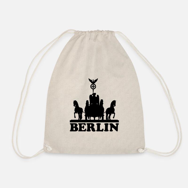 BERLIN QUADRIGA SILHOUETTE - Turnbeutel - Natur