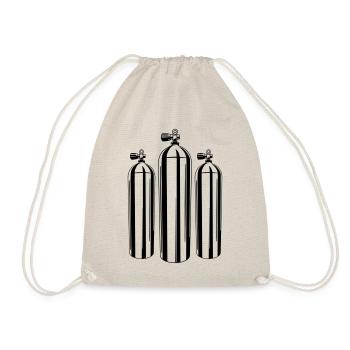 symbole de bouteille de plongée - Sac de sport léger - nature - Devant