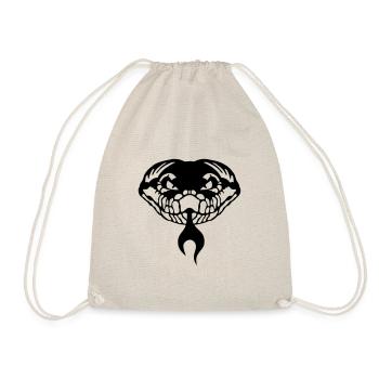 serpent tribal langue vipere 12 - Sac de sport léger - nature - Devant
