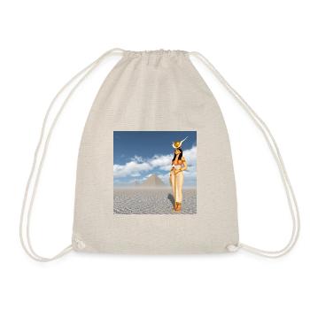 Déesse Hathor et pyramides - Sac de sport léger - nature - Devant