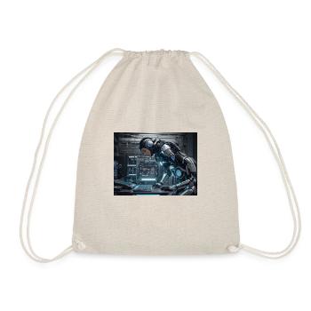 Synthesis of the future of technology - Drawstring Bag - nature - Front