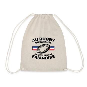Au Rugby Un Caramel C'est Pas Une Friandise - Sac de sport léger - nature - Devant