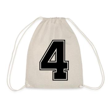 4 nombre de maillots - Sac de sport léger - nature - Devant