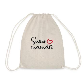 Super maman personnalisés - Sac de sport léger - nature - Devant