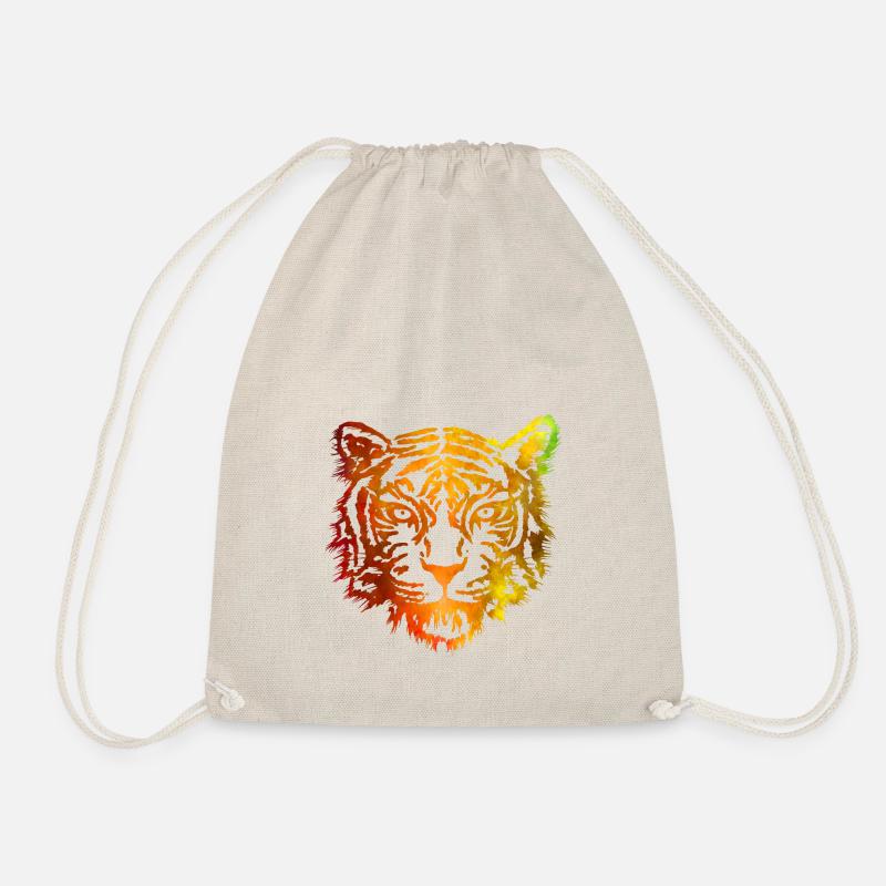 Tiger (Orange) - Turnbeutel - Natur