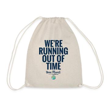LE SLOGAN DU CHANGEMENT CLIMATIQUE MANQUAIT DE TEMPS - Sac de sport léger - nature - Devant