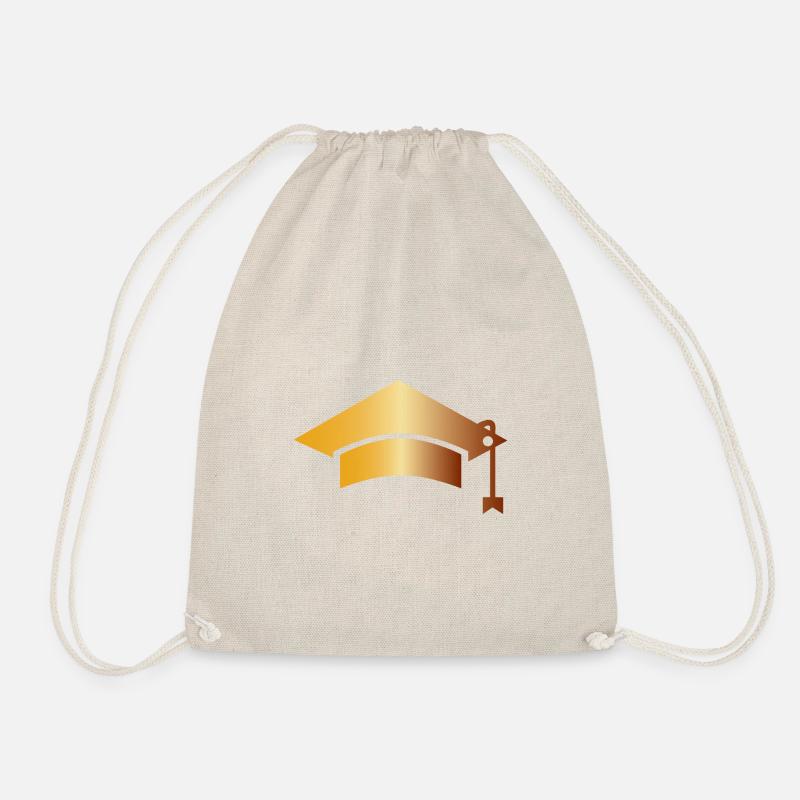 Doktorhut, Doktor, Promotion, Abschluss, Abitur - Turnbeutel - Natur