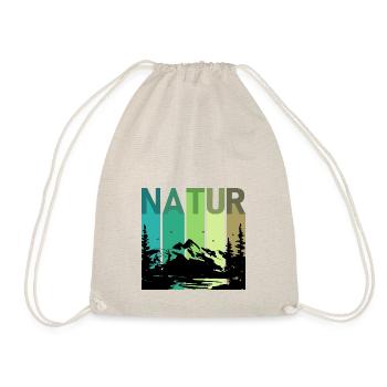 Natur - Turnbeutel - Natur - Vorne