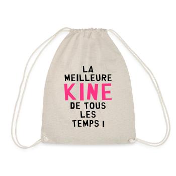 Kiné / Kinesitherapeute / Kinésithérapie / Masseur - Sac de sport léger - nature - Devant
