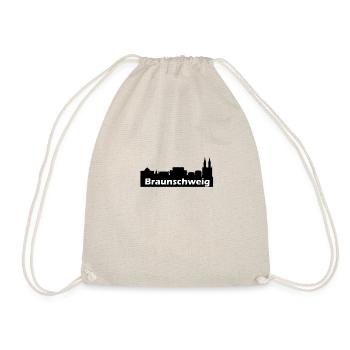 Braunschweig + Skyline - Drawstring Bag - nature - Front