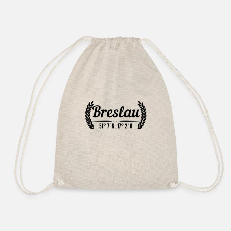 Wroclaw - Drawstring Bag - nature