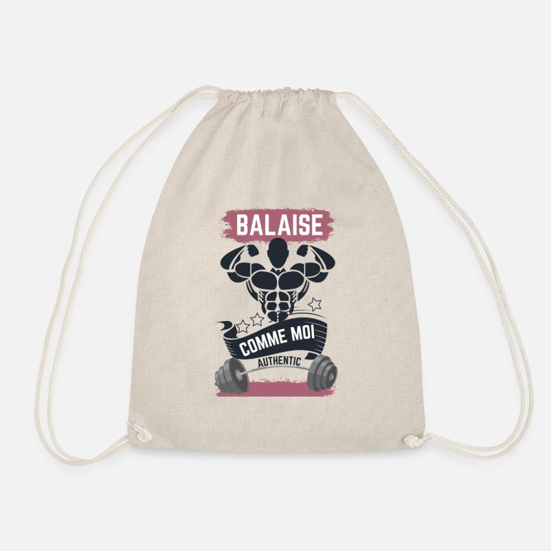 Broom like me - Drawstring Bag - nature
