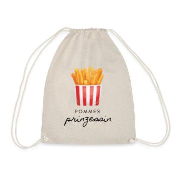 Pommes Prinzessin - Turnbeutel - Natur - Vorne