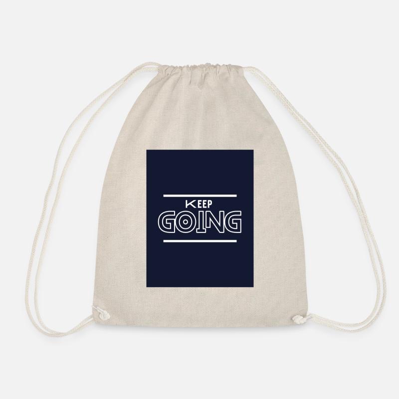 Keep Going - Drawstring Bag - nature