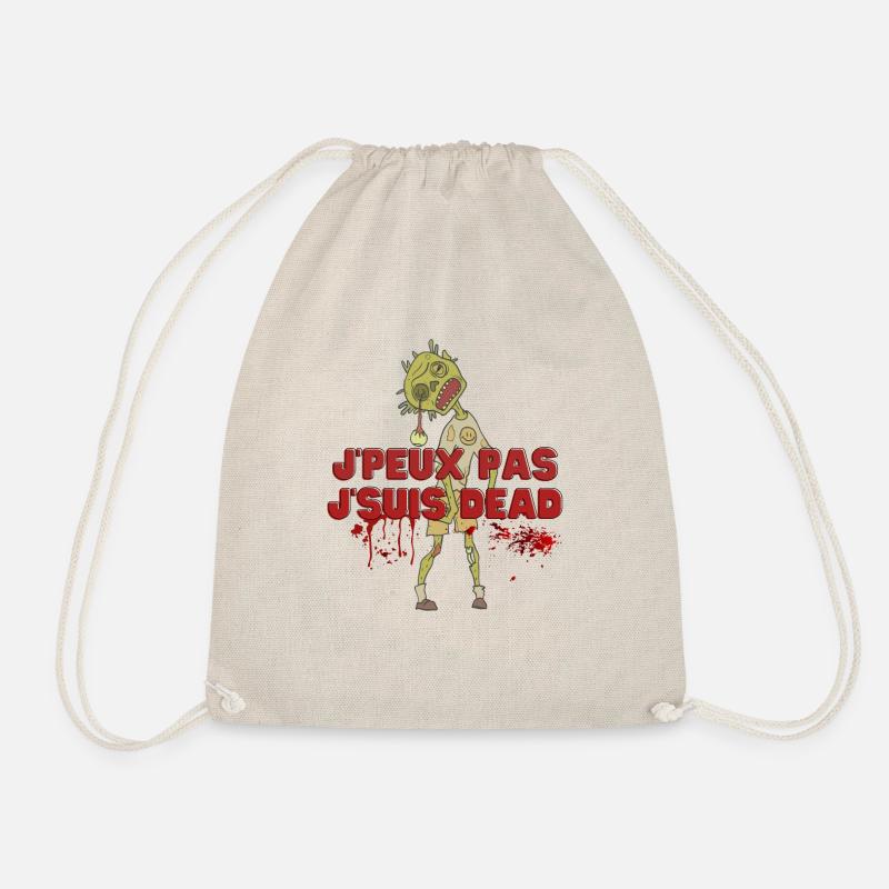 J'peux pas j'suis dead - Sac de sport léger - nature
