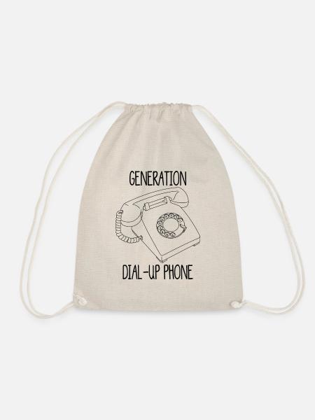 Generation DFÜ-Telefon - Turnbeutel - Natur