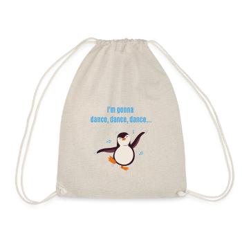 Carnival - Dancing Penguin - dance dance dance - Drawstring Bag - nature - Front