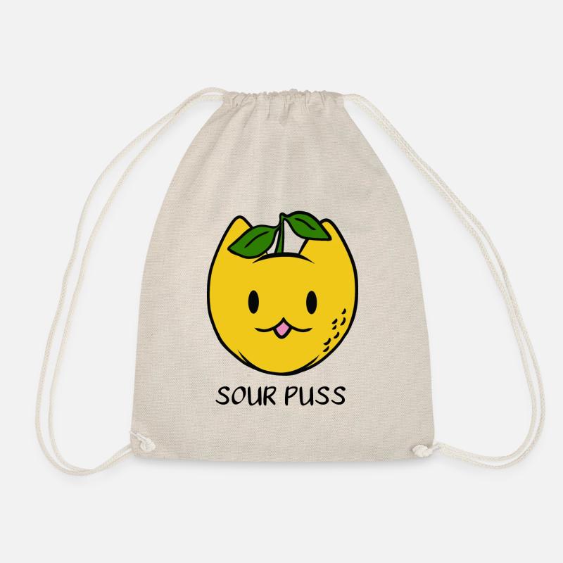 Chat citron - Sac de sport léger - nature