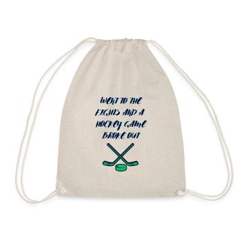 Ging zu den Kämpfen und ein Eishockeyspiel brach aus - Turnbeutel - Natur - Vorne