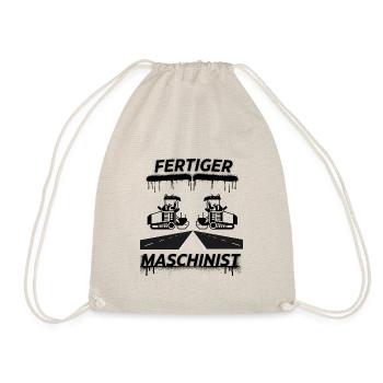 Fertiger Maschinist - Turnbeutel - Natur - Vorne