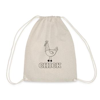 Chick for Chicks - Cute chick T-shirt - Drawstring Bag - nature - Front