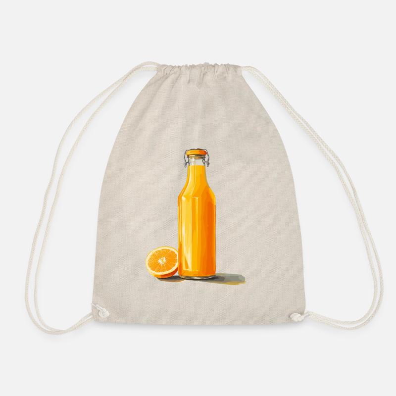 Frischer O-Saft! - Turnbeutel - Natur