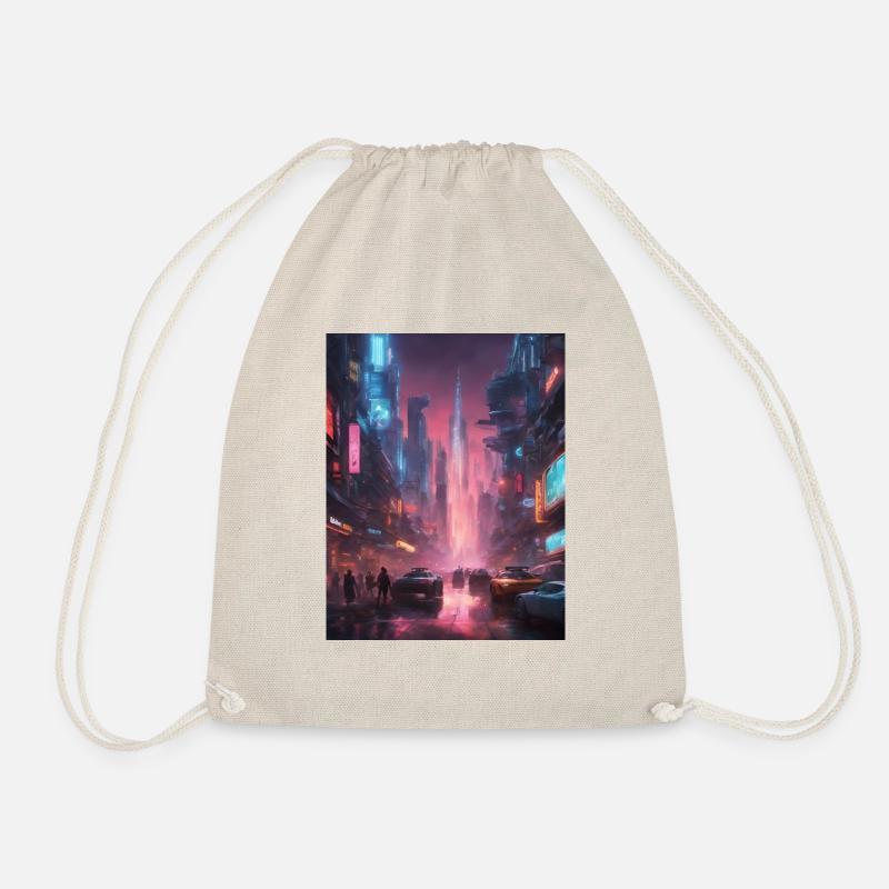 Night city - Drawstring Bag - nature