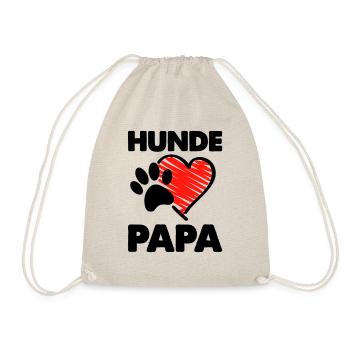 hunde papa - Turnbeutel - Natur - Vorne