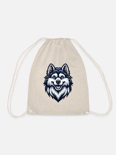 Niedlicher Wolf - Turnbeutel - Natur
