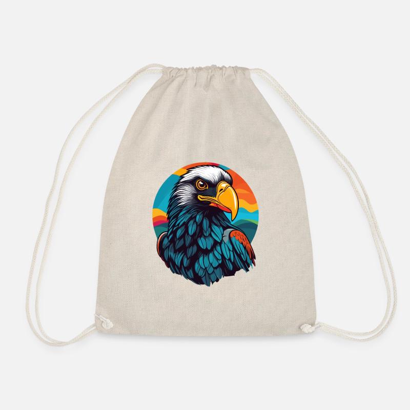 Vulture - Drawstring Bag - nature