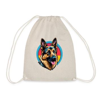 German Shepherd - Drawstring Bag - nature - Front