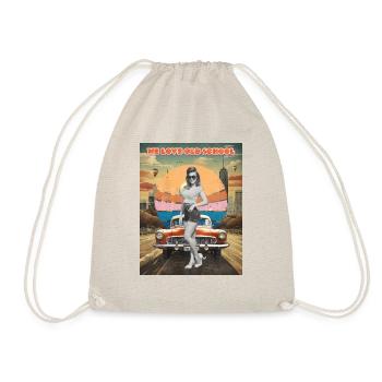 We Love Old School Poster - Drawstring Bag - nature - Front