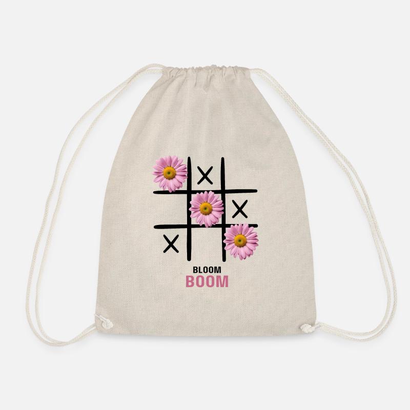 bloom boom flower power - Turnbeutel - Natur
