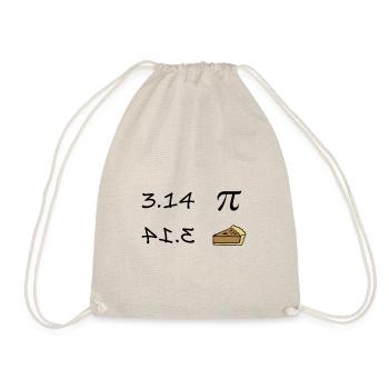 Pi - Pie - Turnbeutel - Natur - Vorne
