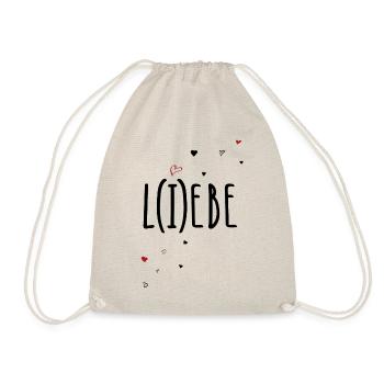 Liebe und Lebe - Turnbeutel - Natur - Vorne
