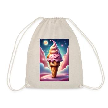 Cône de fraise - Sac de sport léger - nature - Devant