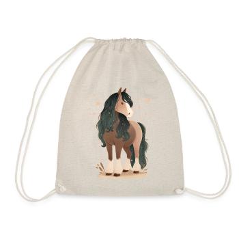 Cheval avec des étoiles - Sac de sport léger - nature - Devant